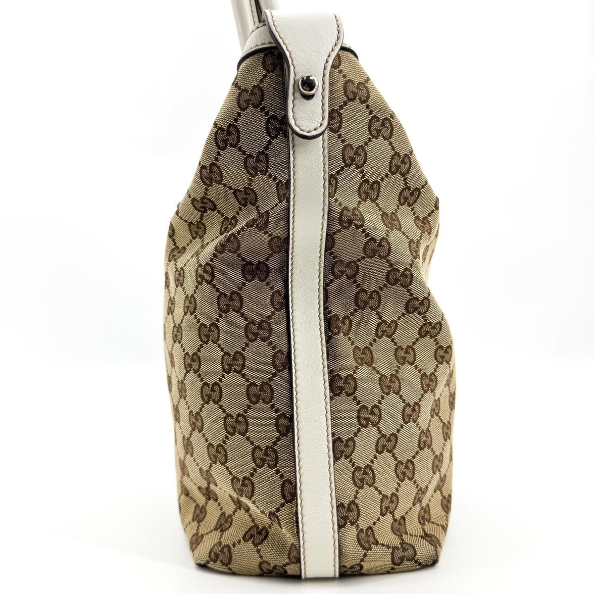 Gucci Match Ball Gg Canvas Brown Canvas Tote Bag Bag (Pre-Owned)