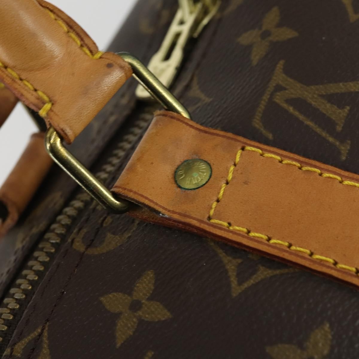 Louis Vuitton Keepall Monogram Canvas Brown Canvas Travel Bag Bag (Pre-Owned)