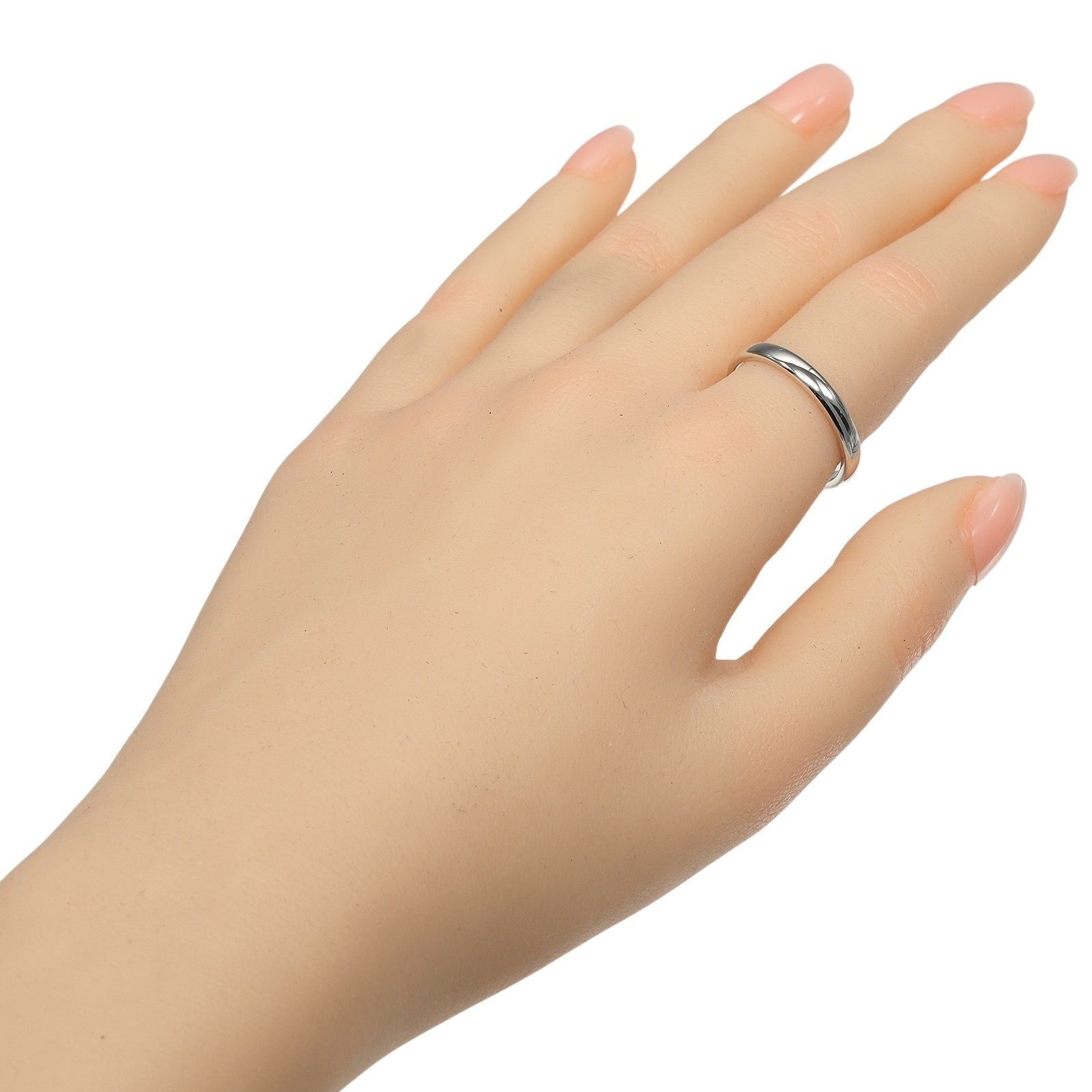 Tiffany & Co. Forever Band Platinium Silver Platinum Ring Jewelry (Pre-Owned)