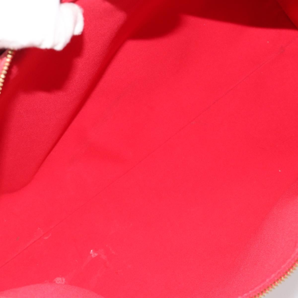 Louis Vuitton Keepall Epi Leather Red Leather Travel Bag Bag (Pre-Owned)