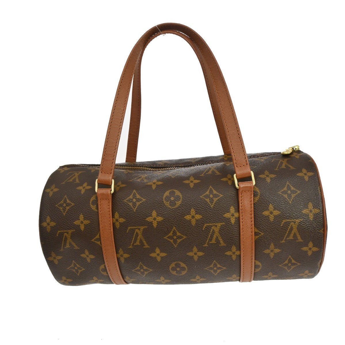Louis Vuitton Papillon Monogram Canvas Brown Canvas Handbag (Pre-Owned)
