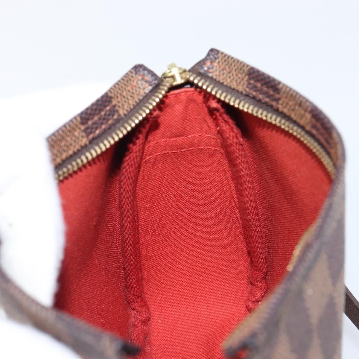 Louis Vuitton Trousse Make Up Damier Brown Canvas Clutche & Pouche Bag (Pre-Owned)