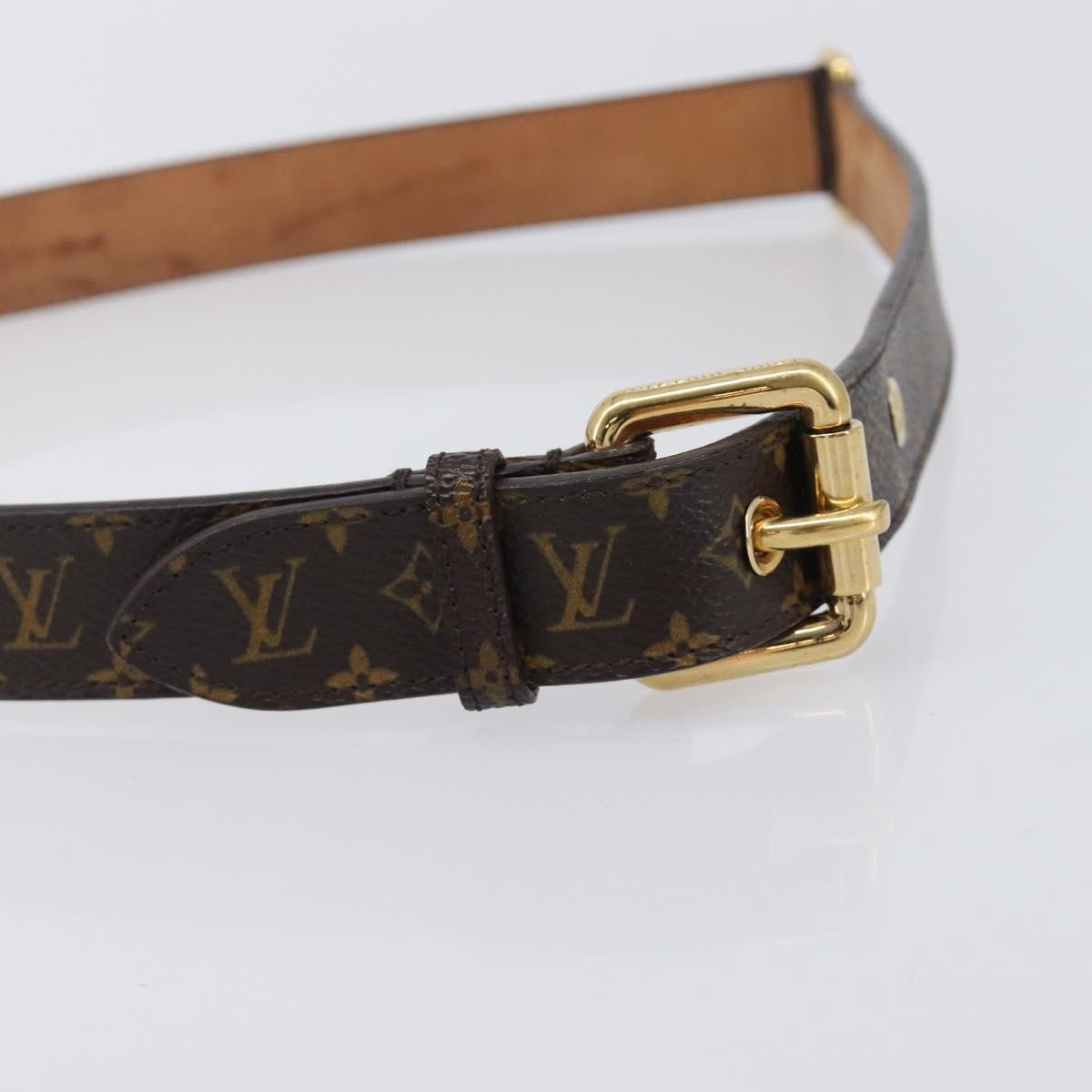 Louis Vuitton Ceinture Trio Belt Monogram Canvas Brown Canvas Belts Accessory (Pre-Owned)