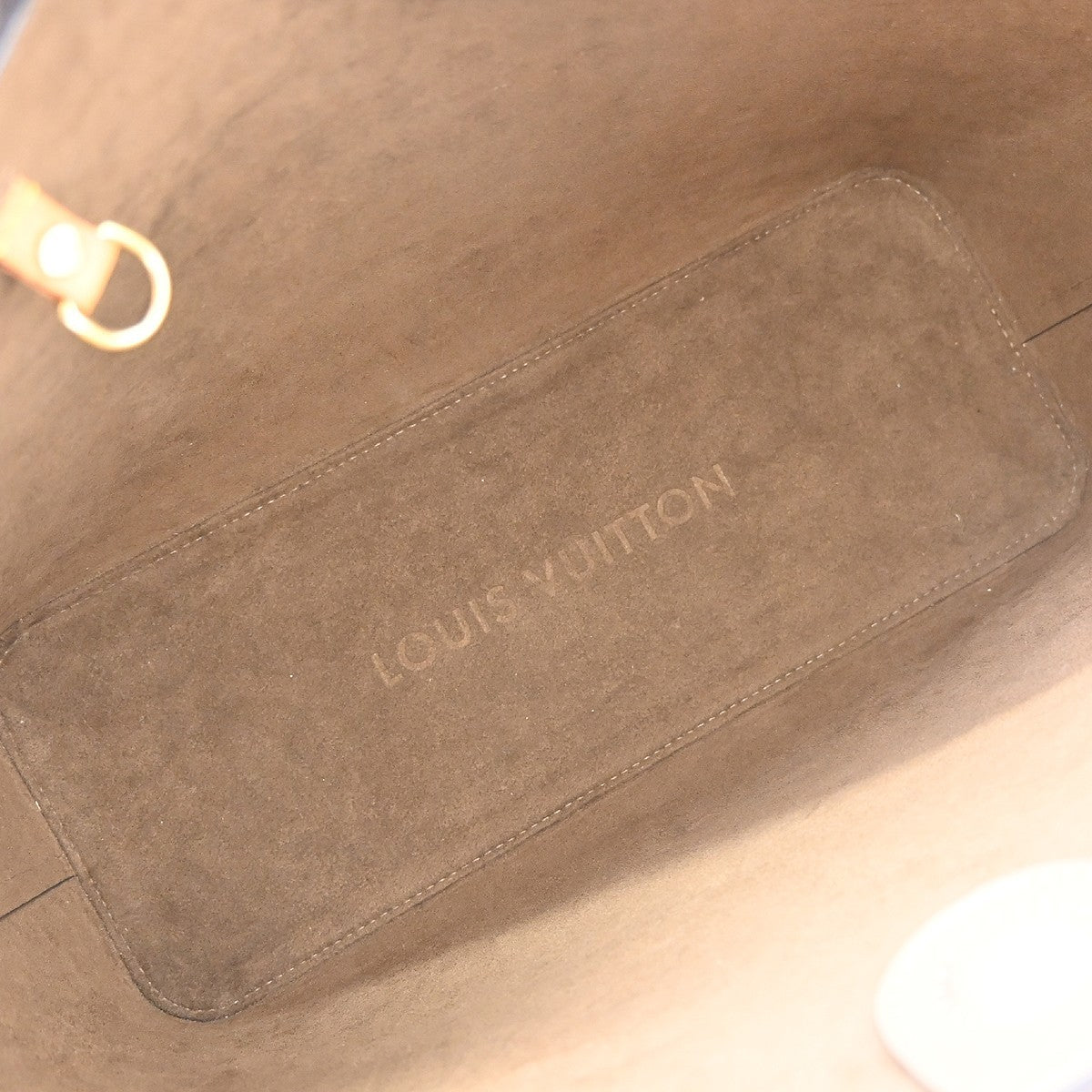 Louis Vuitton Long Beach Monogram Vernis Beige Patent_Leather Tote Bag Bag (Pre-Owned)