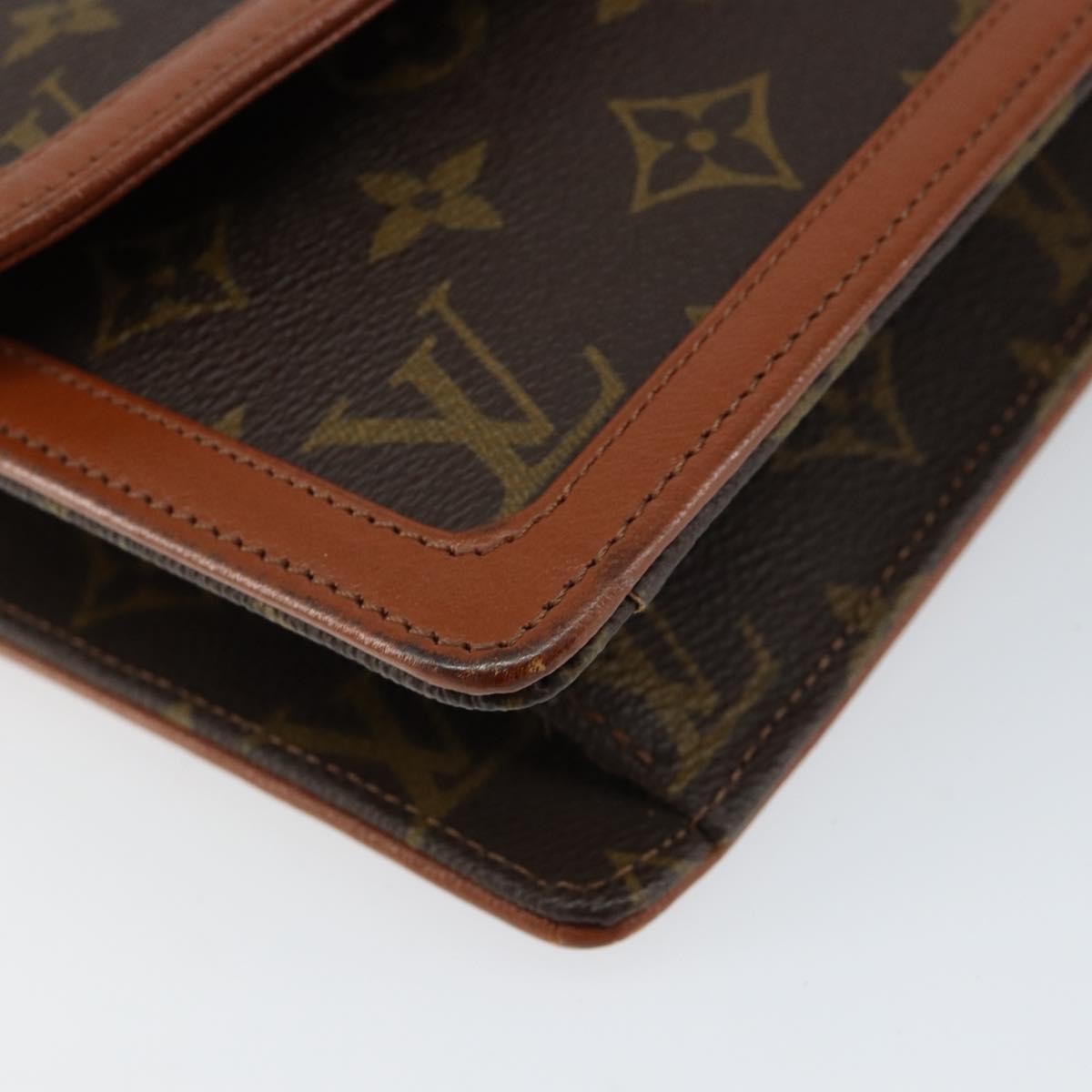 Louis Vuitton Dame Pochette Monogram Canvas Brown Canvas Clutche & Pouche Bag (Pre-Owned)