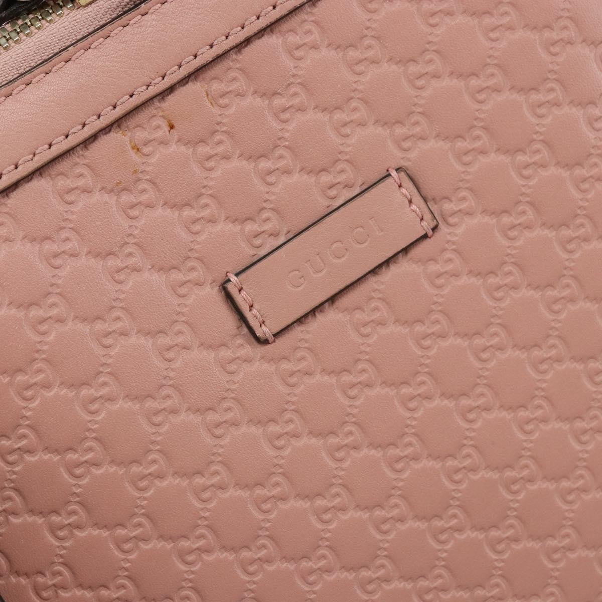 Gucci Britt Convertible Dome Satchel Microguccissima Leather Pink Leather Tote Bag Bag (Pre-Owned)