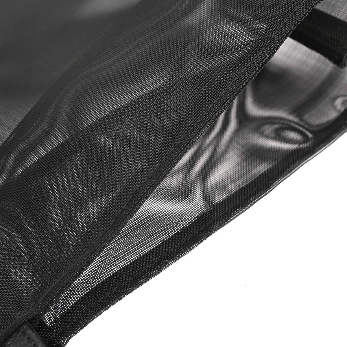 Fendi Vintage Ff Mesh Black Nylon Tote Bag Bag (Pre-Owned)