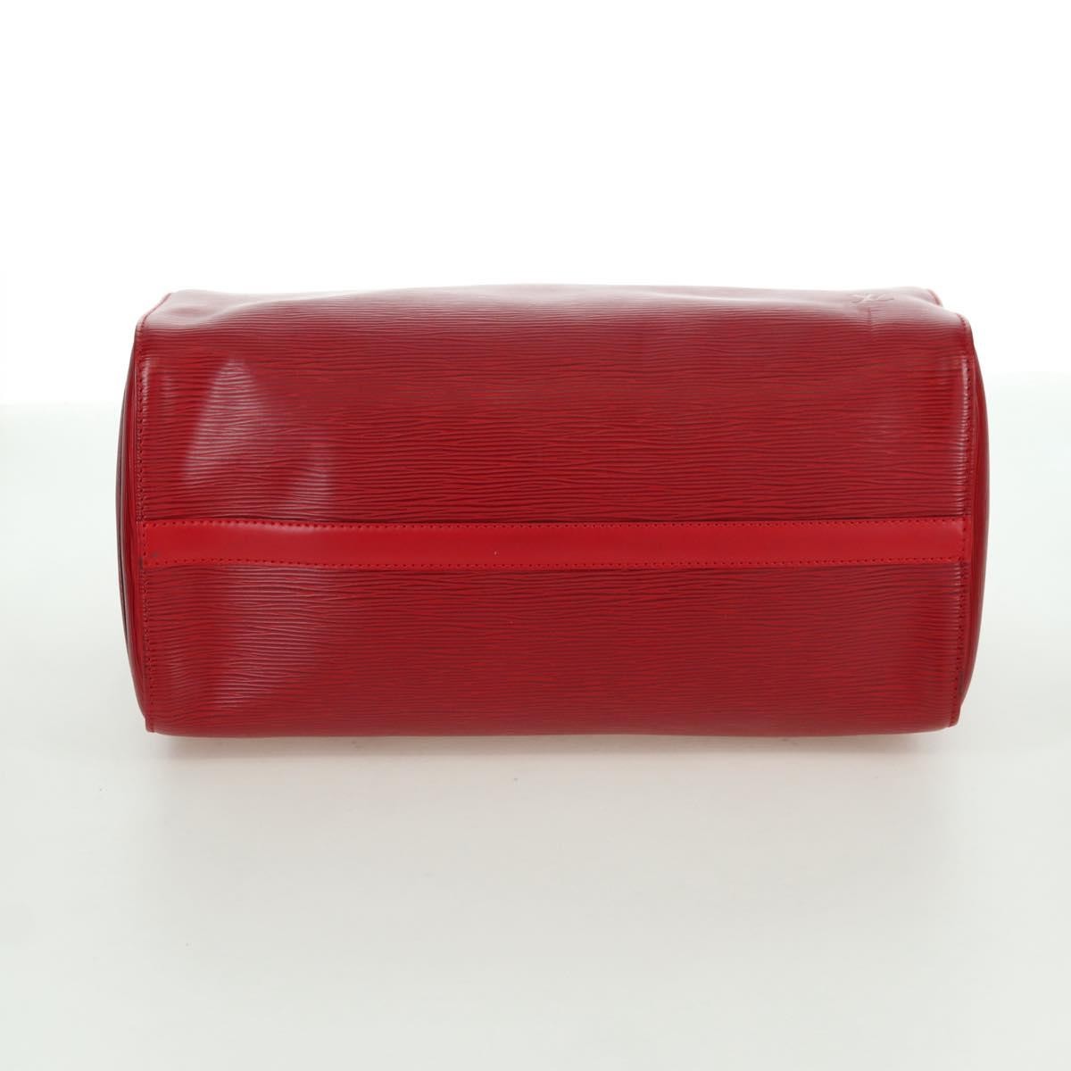Louis Vuitton Speedy Epi Leather Red Leather Handbag (Pre-Owned)