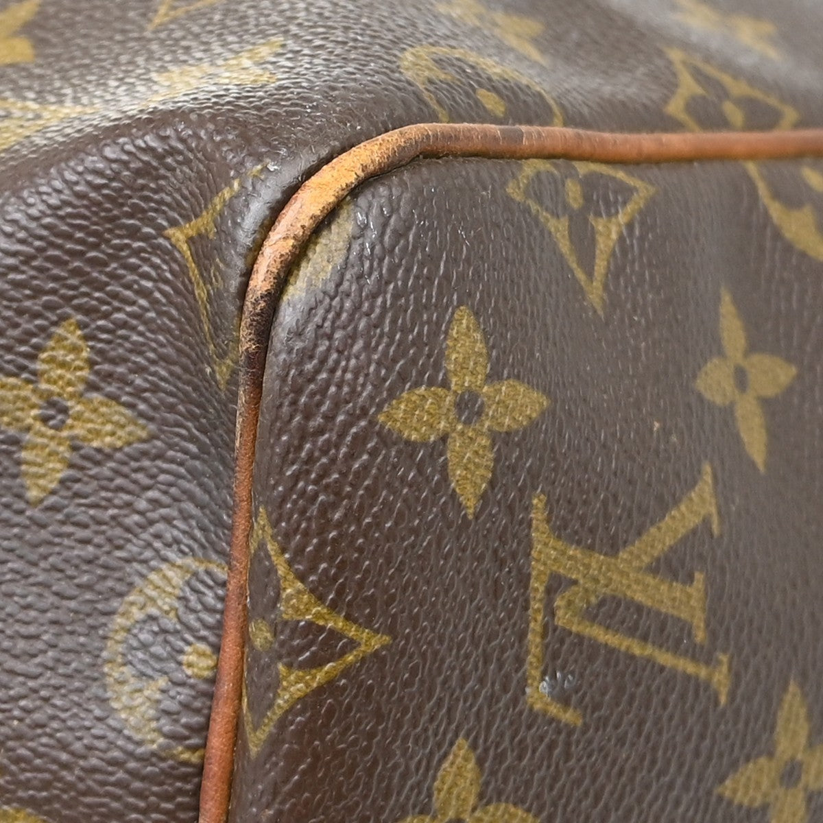 Louis Vuitton Keepall Monogram Canvas Brown Canvas Travel Bag Bag (Pre-Owned)