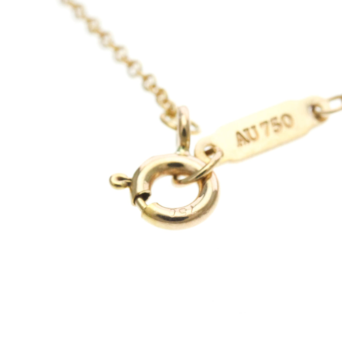Tiffany & Co. Elsa Peretti Open Heart Pendant 18K Rose Gold Gold Pink_Gold Necklace Jewelry (Pre-Owned)