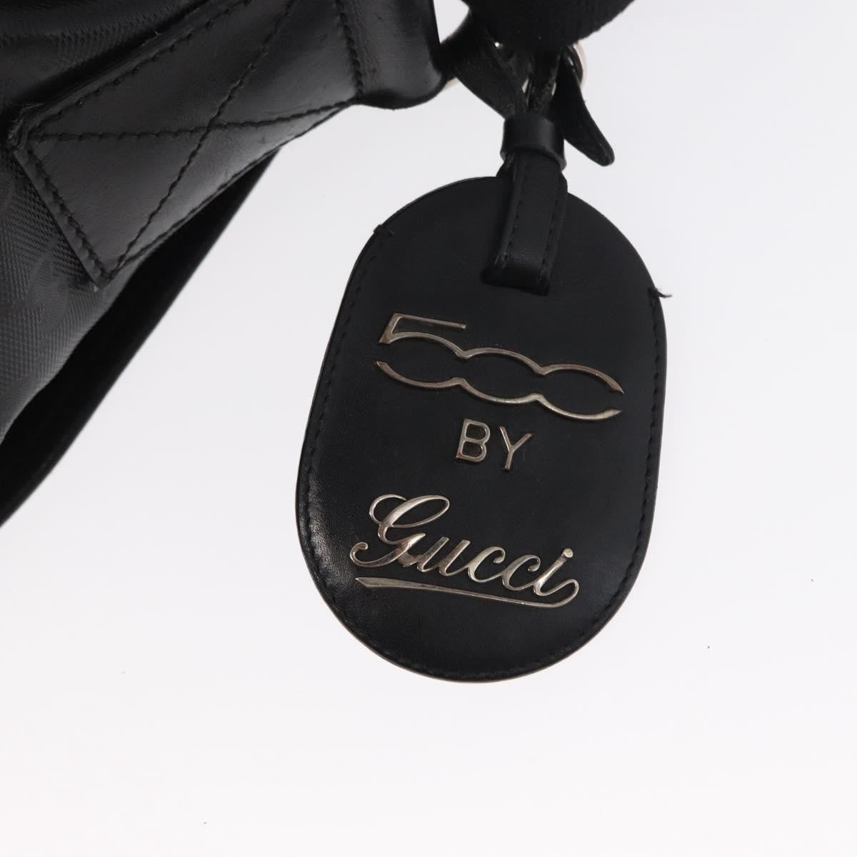 Gucci 500 Web Double Buckle Messenger Gg Imprime Black Canvas Shoulder Bag Bag (Pre-Owned)