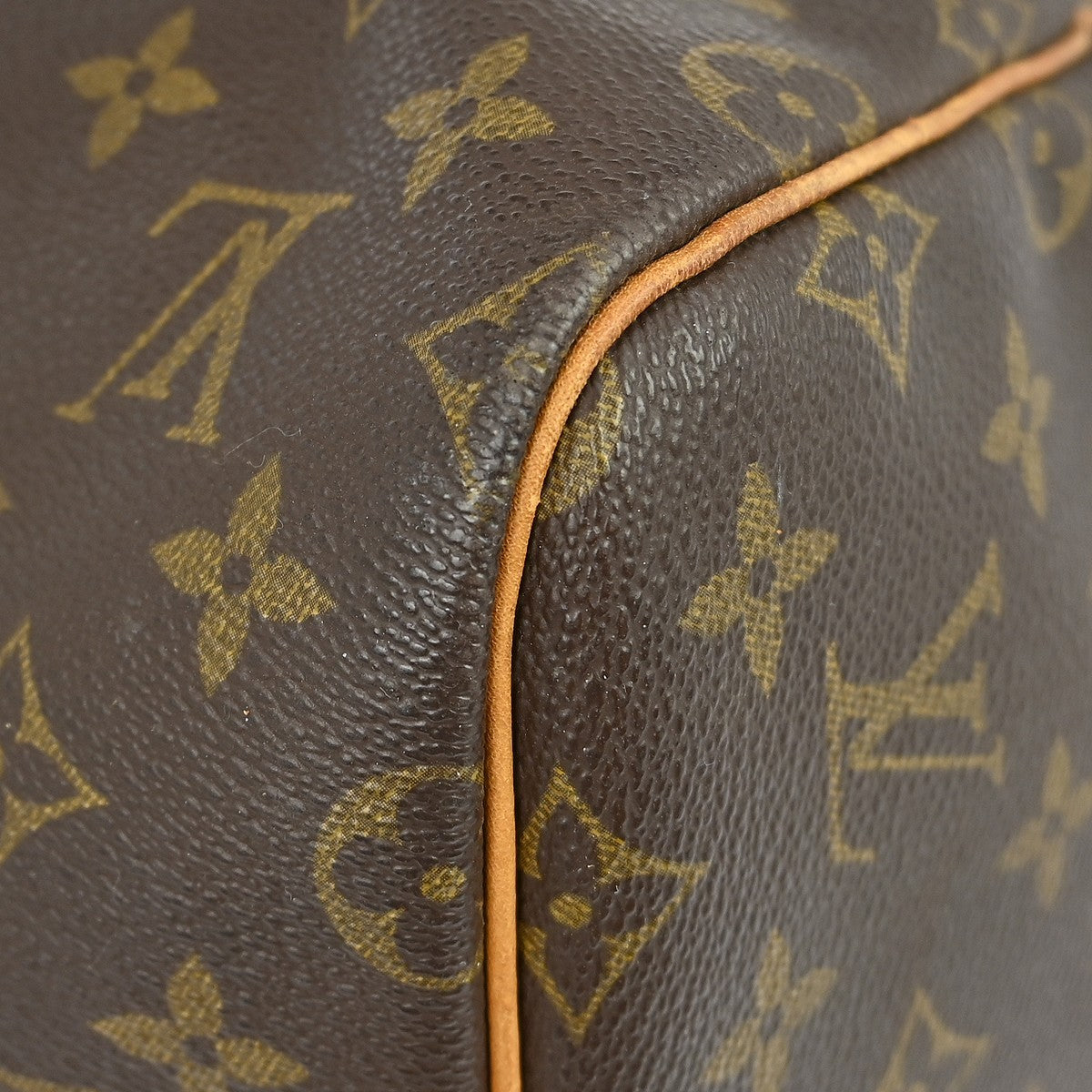 Louis Vuitton Keepall Monogram Brown Canvas Travel Bag Bag (Pre-Owned)