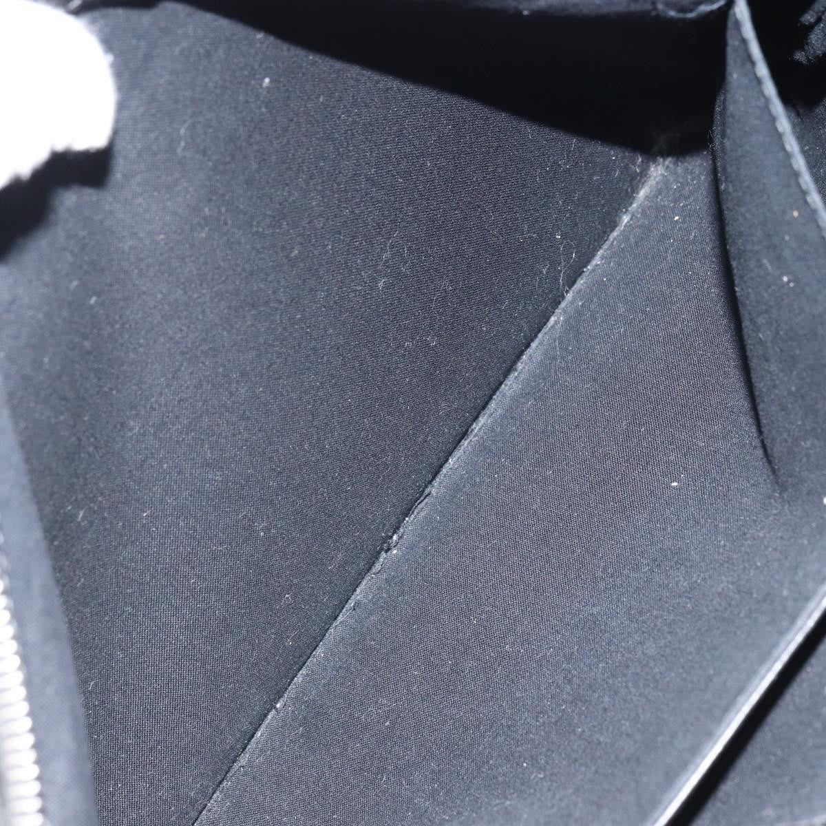Balenciaga Navy Zip Canvas And Leather Black Canvas Clutche & Pouche Bag (Pre-Owned)