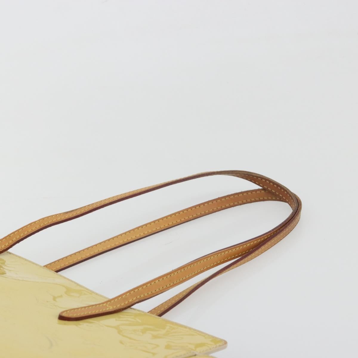 Louis Vuitton Catalina Monogram Vernis Yellow Patent_Leather Tote Bag Bag (Pre-Owned)