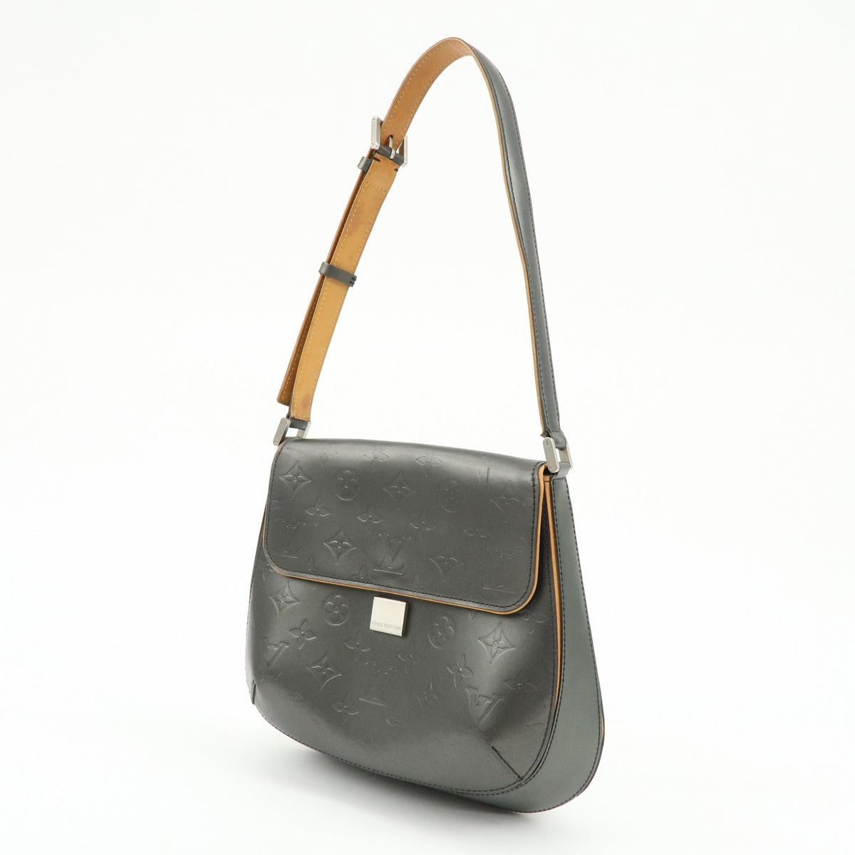 Louis Vuitton Mat Webster Street Monogram Vernis Black Leather Handbag (Pre-Owned)
