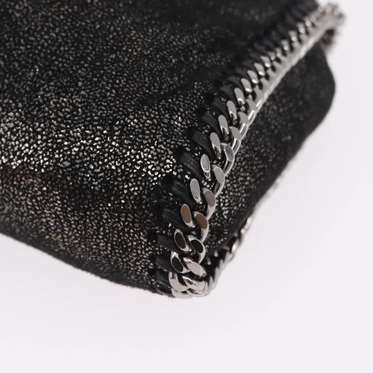 Stella Mccartney Falabella Faux Leather Black Polyester Tote Bag Bag (Pre-Owned)