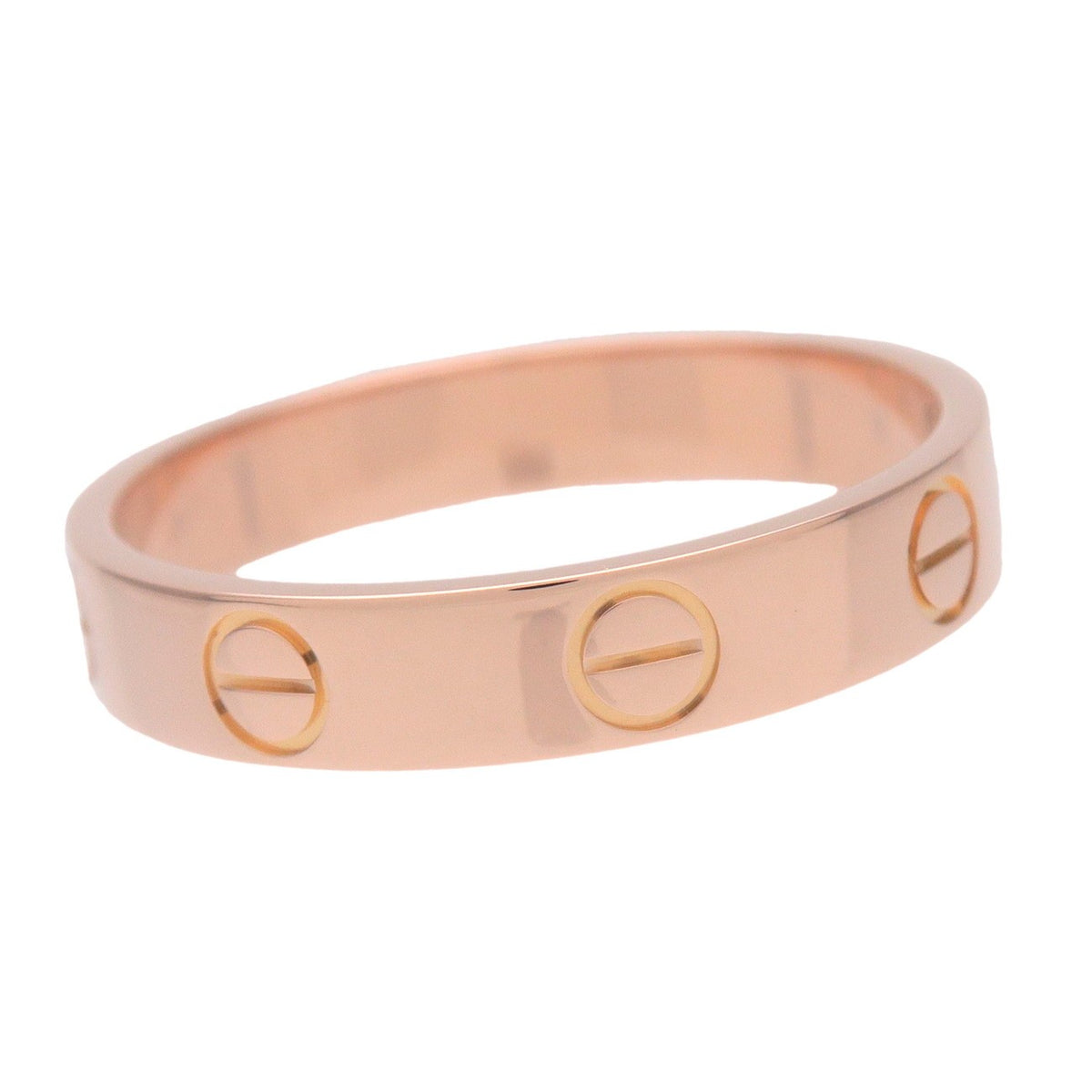 Cartier Love Band 18K Rose Gold Gold Rose_Gold Ring Jewelry (Pre-Owned)