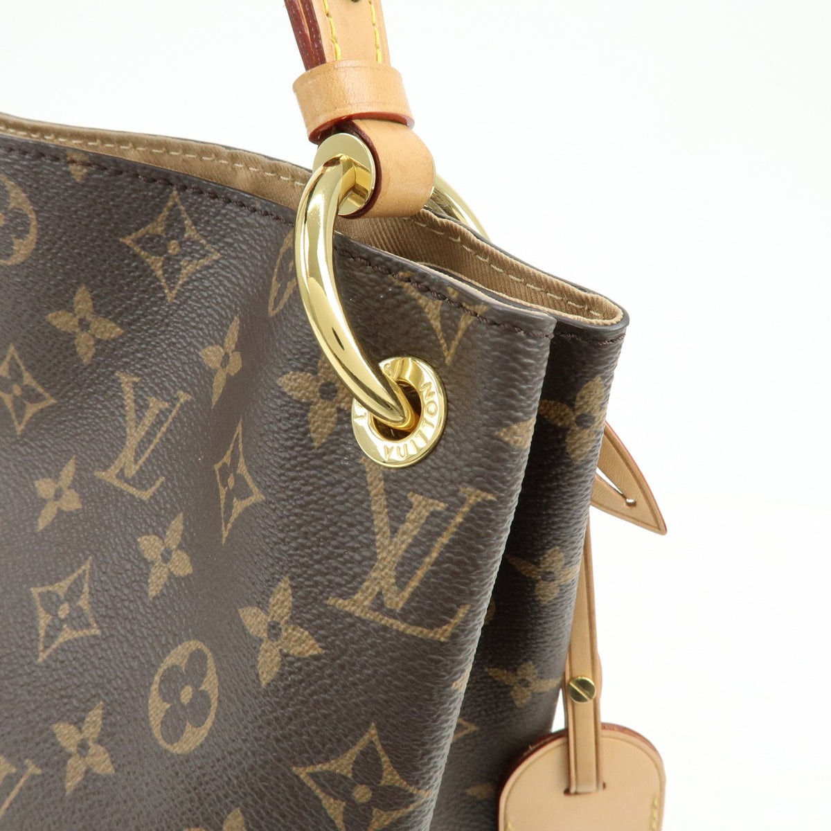 Louis Vuitton Graceful Monogram Canvas Brown Canvas Handbag (Pre-Owned)