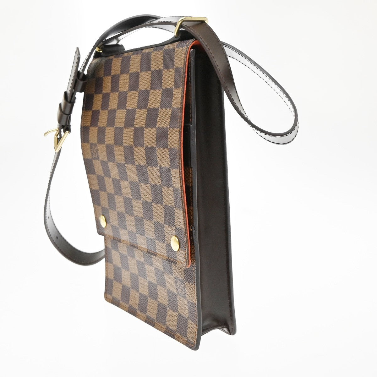 Louis Vuitton Portobello Messenger Damier Brown Canvas Crossbody Bag Bag (Pre-Owned)