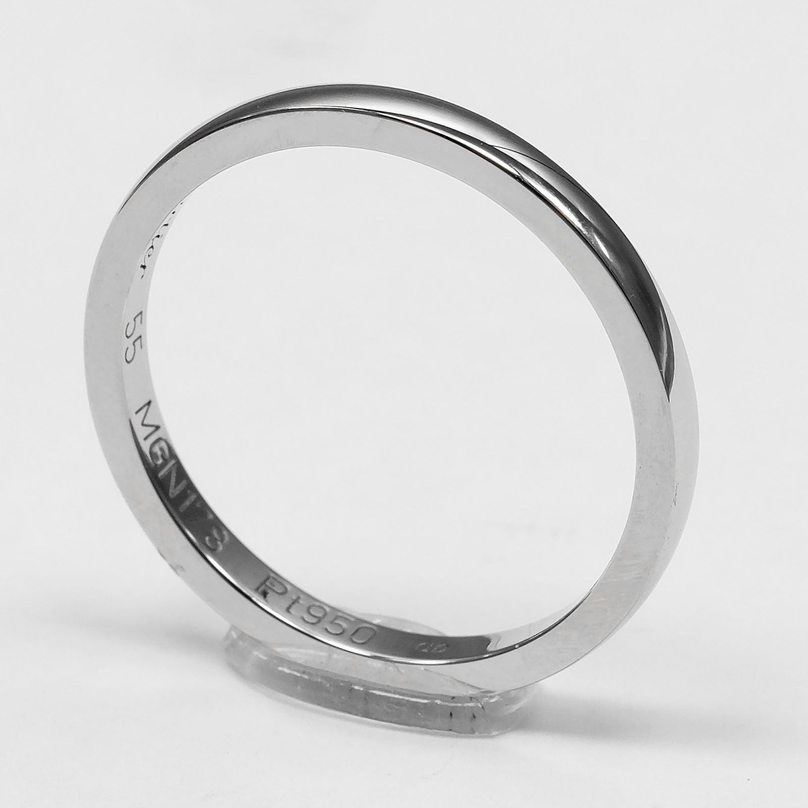 Cartier Ballerine Wedding Band 950 Platinum Silver Platinum Ring Jewelry (Pre-Owned)