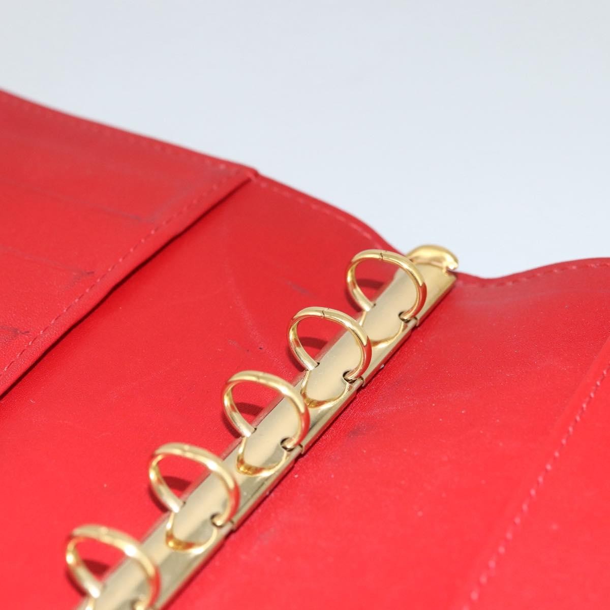 Louis Vuitton Agenda Cover Patent Leather Red Patent_Leather Clutche & Pouche Bag (Pre-Owned)