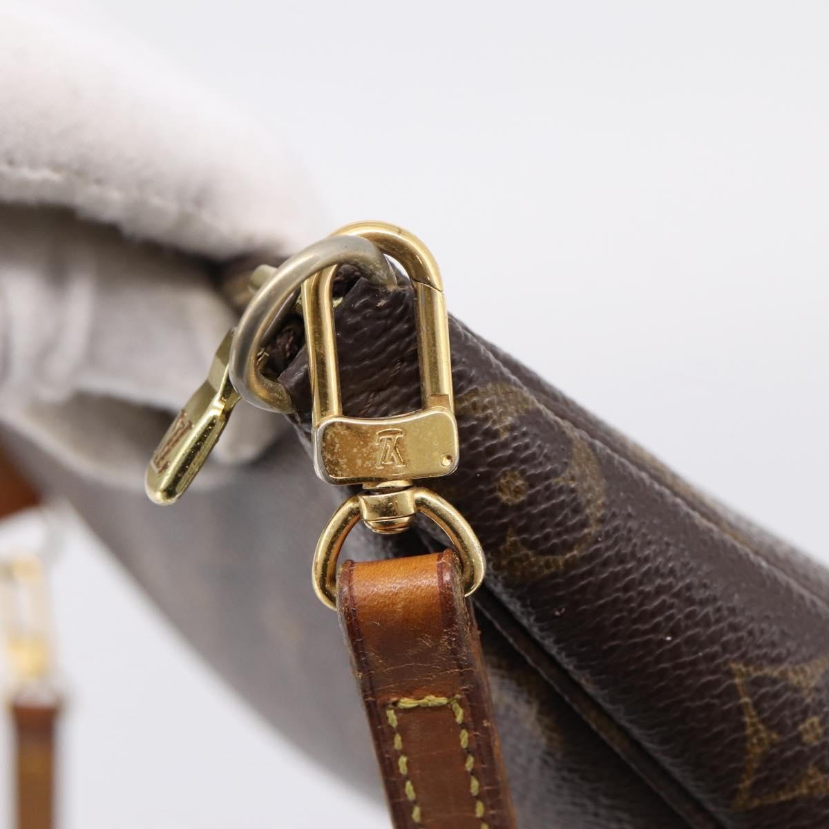 Louis Vuitton Pochette Accessoires Nm Monogram Canvas Brown Canvas Clutche & Pouche Bag (Pre-Owned)