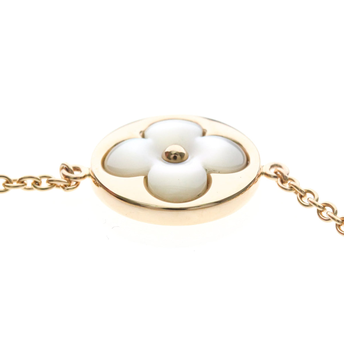 Louis Vuitton Color Blossom Sun 18K Rose Gold With Mother Of Pearl Gold Pink_Gold Bracelet Jewelry (Pre-Owned)