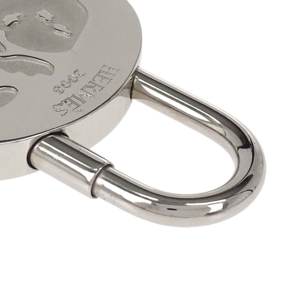 Hermes Cadena Metal Silver Silver_Plated Charms And Keychains Accessory (Pre-Owned)