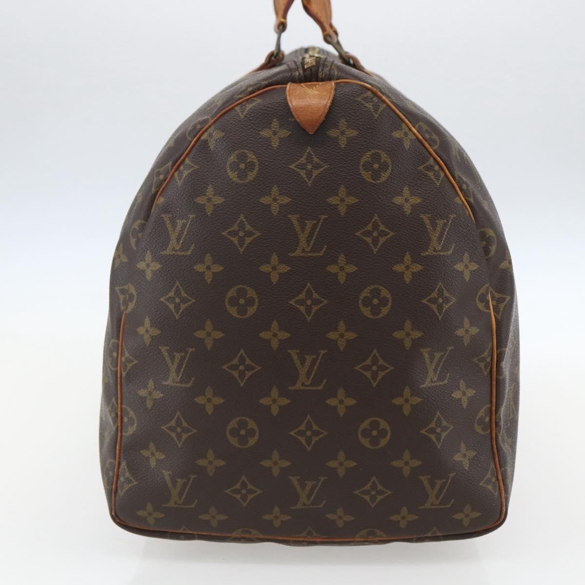 Louis Vuitton Keepall Monogram Canvas Brown Canvas Travel Bag Bag (Pre-Owned)