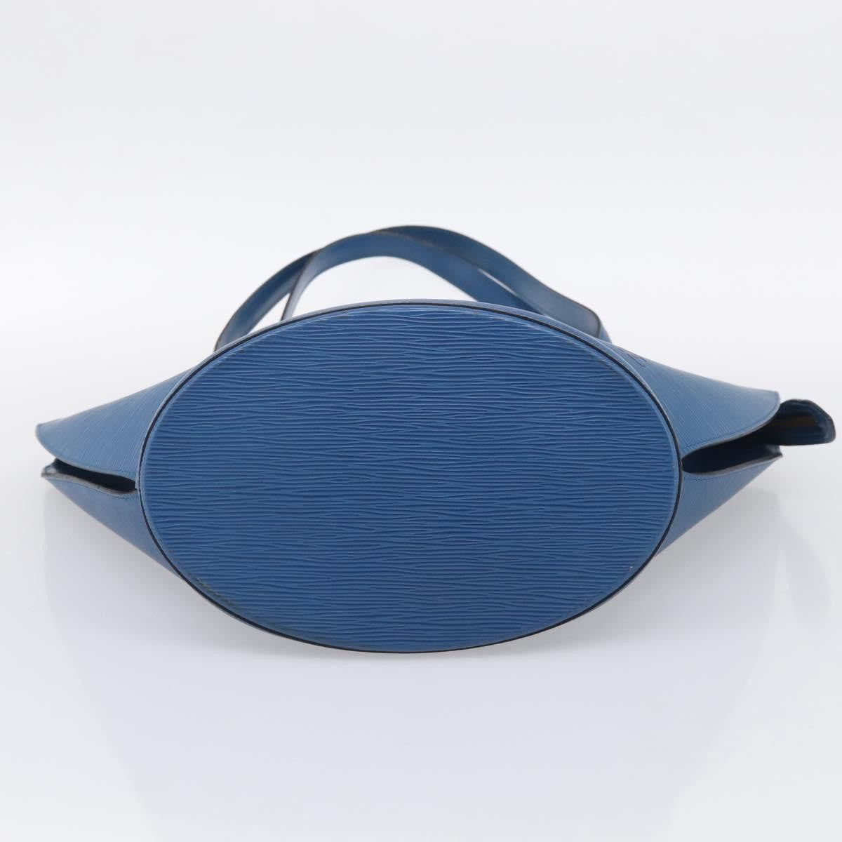 Louis Vuitton Saint Jacques Epi Leather Blue Leather Handbag (Pre-Owned)