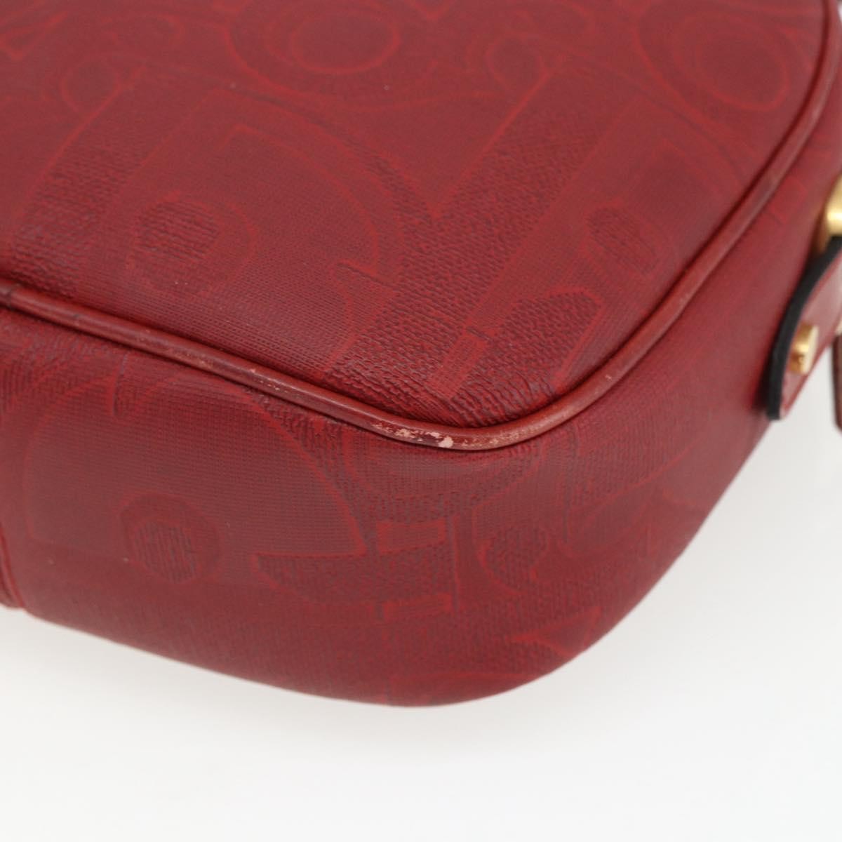 Christian Dior Vintage Trotter Canvas Red Canvas Shoulder Bag Bag (Pre-Owned)