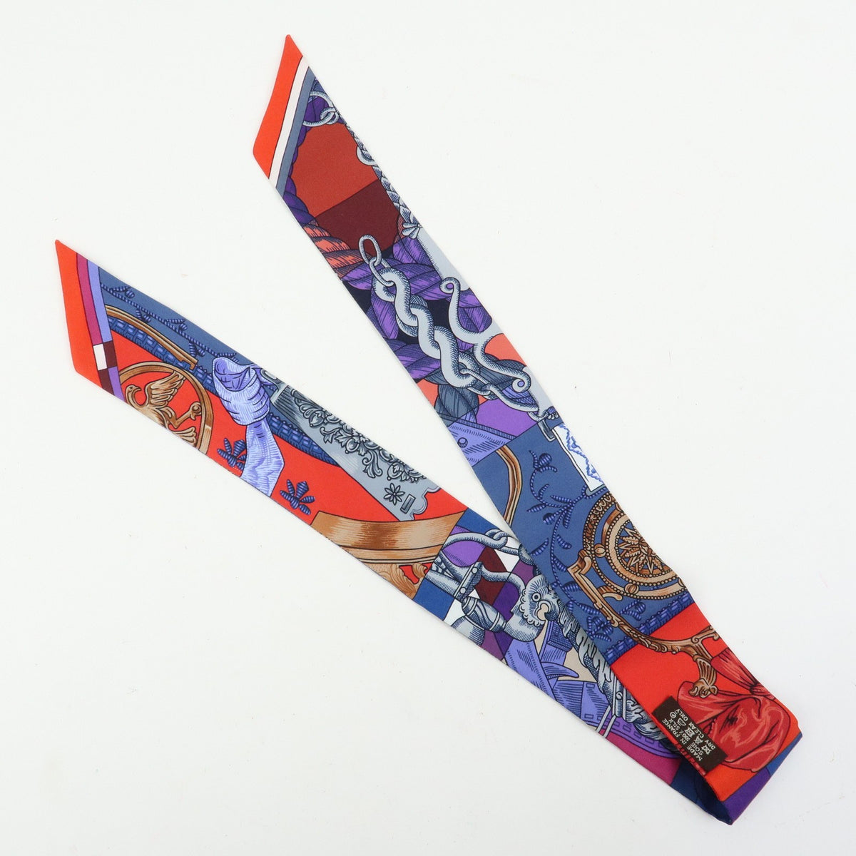 Hermes Twilly Scarf Silk Multicolour Silk Scarve & Shawl Accessory (Pre-Owned)