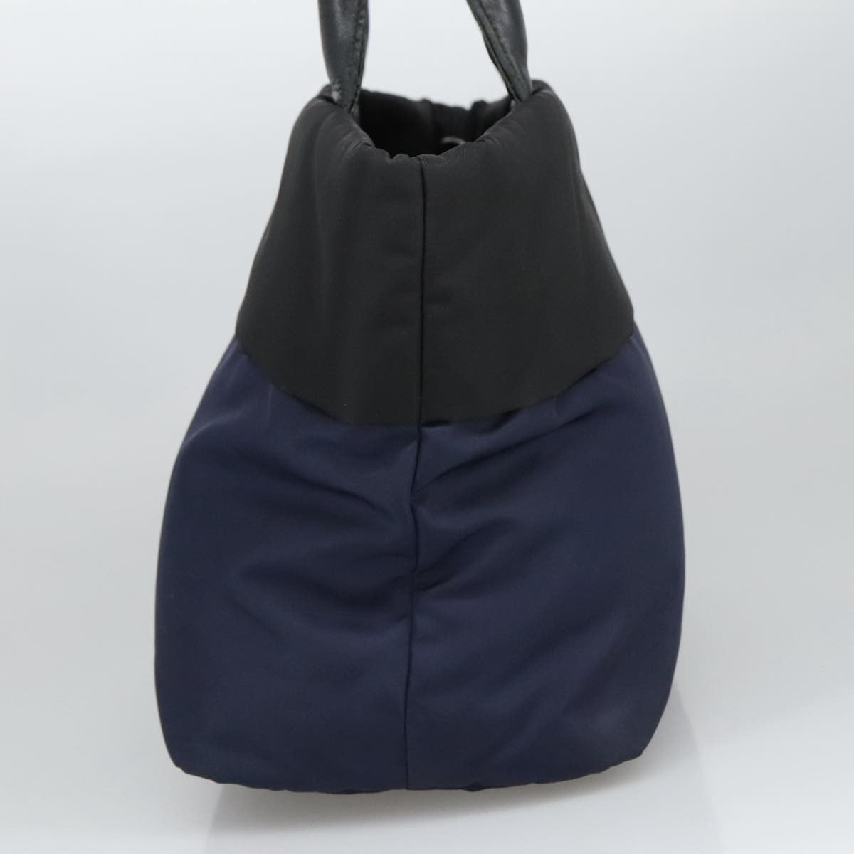 Prada Convertible Double Tote Tessuto Navy Nylon Tote Bag Bag (Pre-Owned)