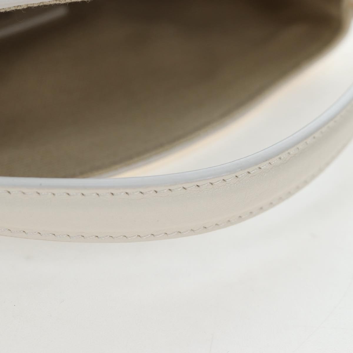 Givenchy Voyou Leather White Leather Shoulder Bag Bag (Pre-Owned)