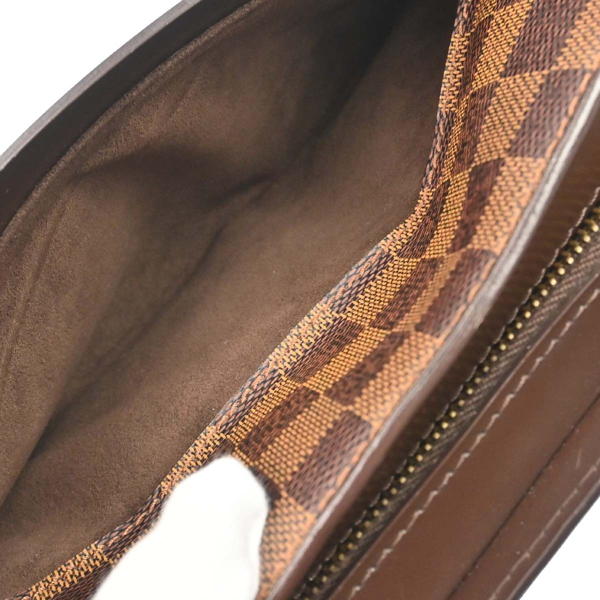 Louis Vuitton Pochette Saint Louis Damier Brown Canvas Clutche & Pouche Bag (Pre-Owned)
