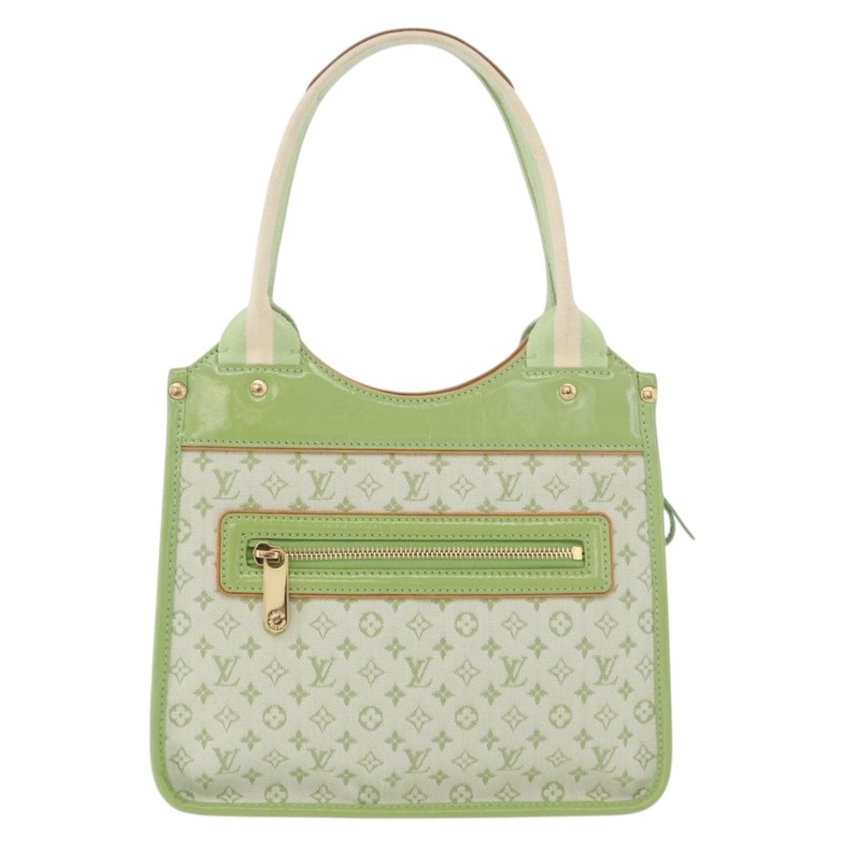 Louis Vuitton Kathleen Mini Lin Green Canvas Tote Bag Bag (Pre-Owned)