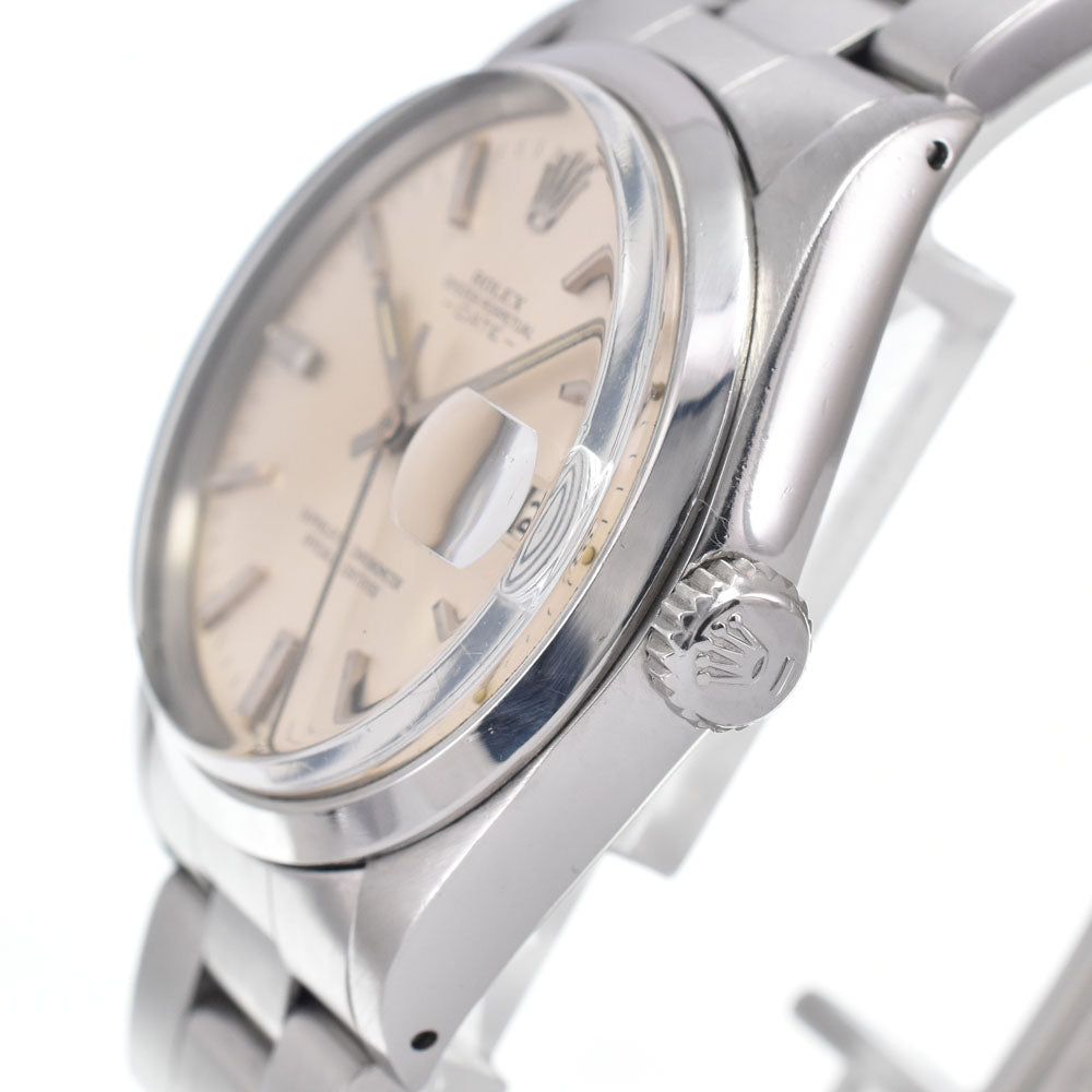 Rolex Oyster Perpetual Date Automatic Stainless Steel And Yellow Gold With Diamond Markers Watch (Pre-Owned)
