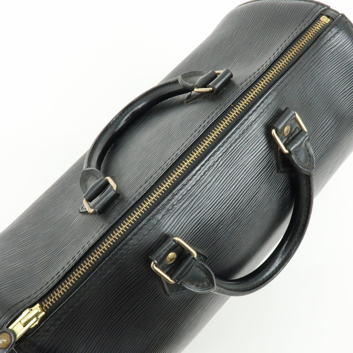 Louis Vuitton Speedy Epi Leather Black Leather Handbag (Pre-Owned)