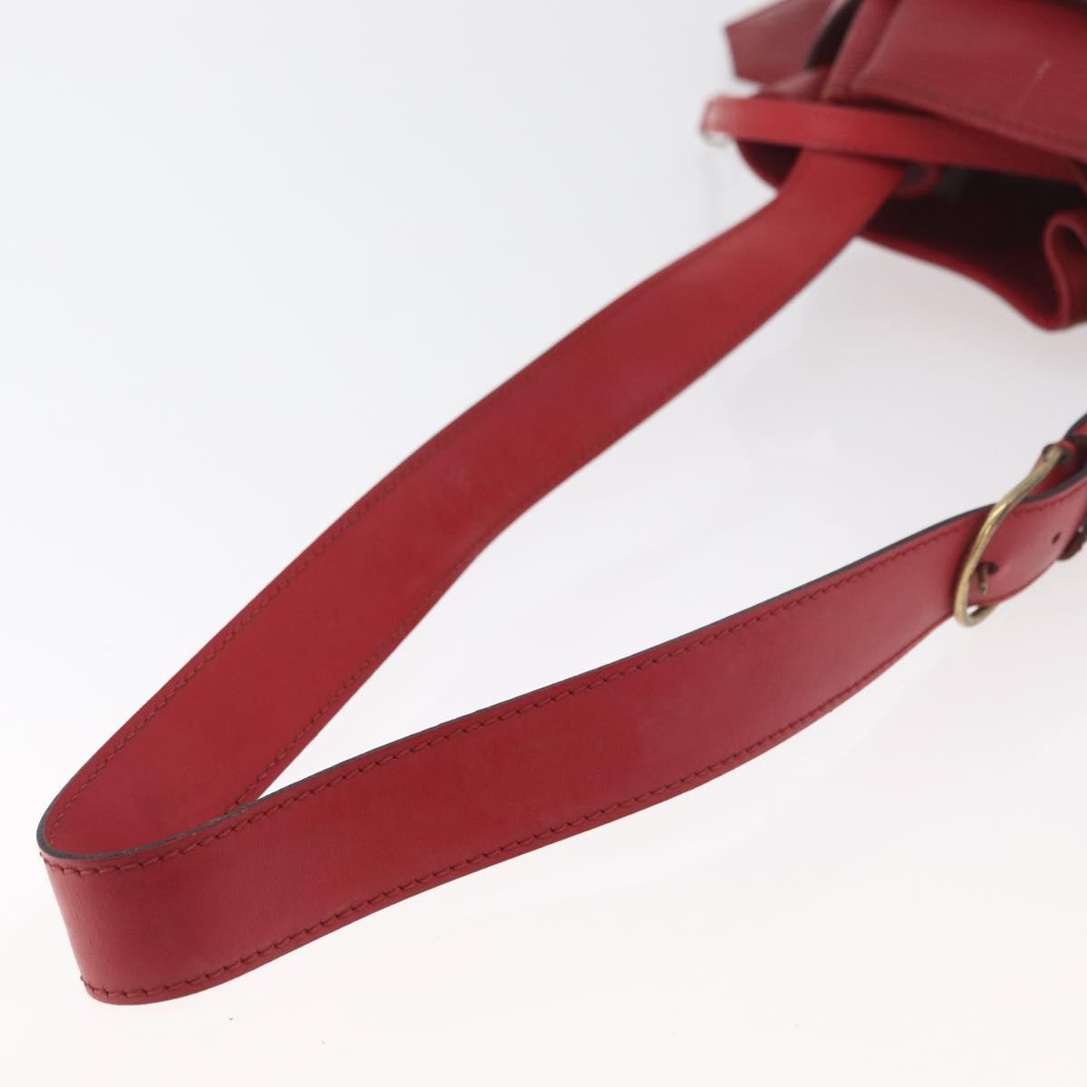 Louis Vuitton Vintage Sac D'epaule Epi Leather Red Leather Shoulder Bag Bag (Pre-Owned)