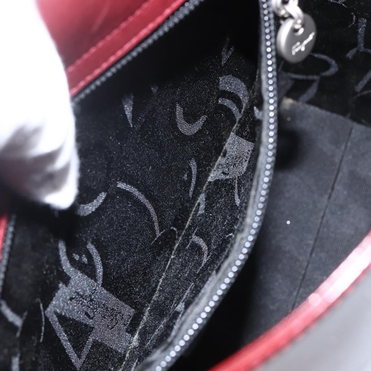 Salvatore Ferragamo Vala Patent Leather Red Patent_Leather Shoulder Bag Bag (Pre-Owned)