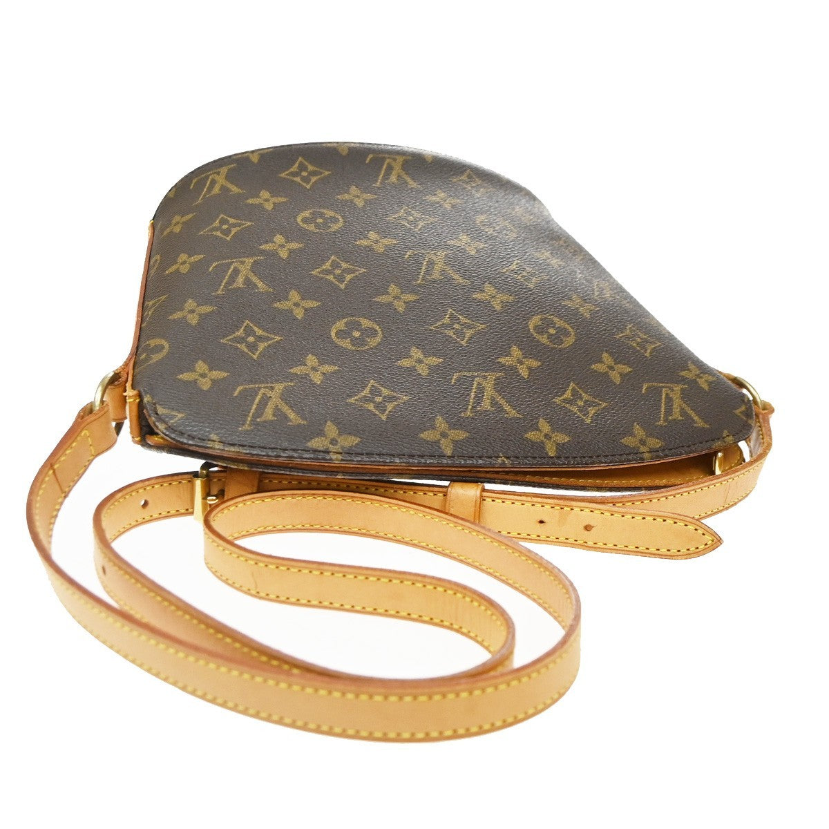 Louis Vuitton Drouot Monogram Canvas Brown Canvas Shoulder Bag Bag (Pre-Owned)