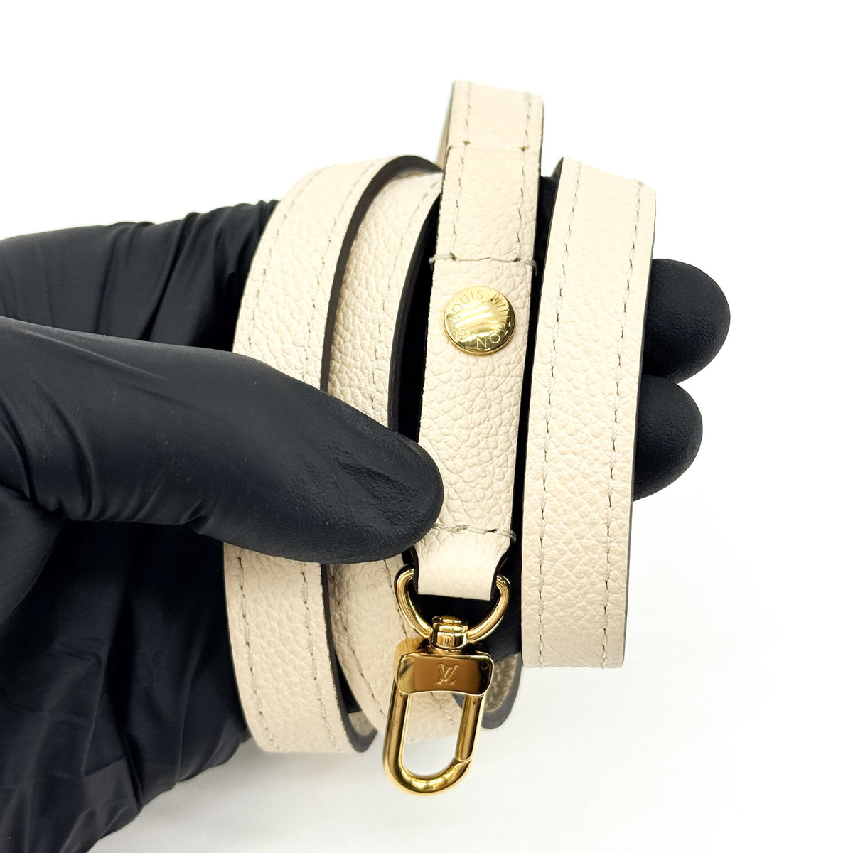 Louis Vuitton Ivy Wallet On Chain Monogram Empreinte Giant Beige Leather Crossbody Bag Bag (Pre-Owned)