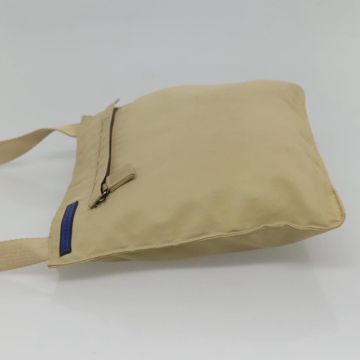 Burberry Blue Label Nylon Beige Nylon Shoulder Bag Bag (Pre-Owned)