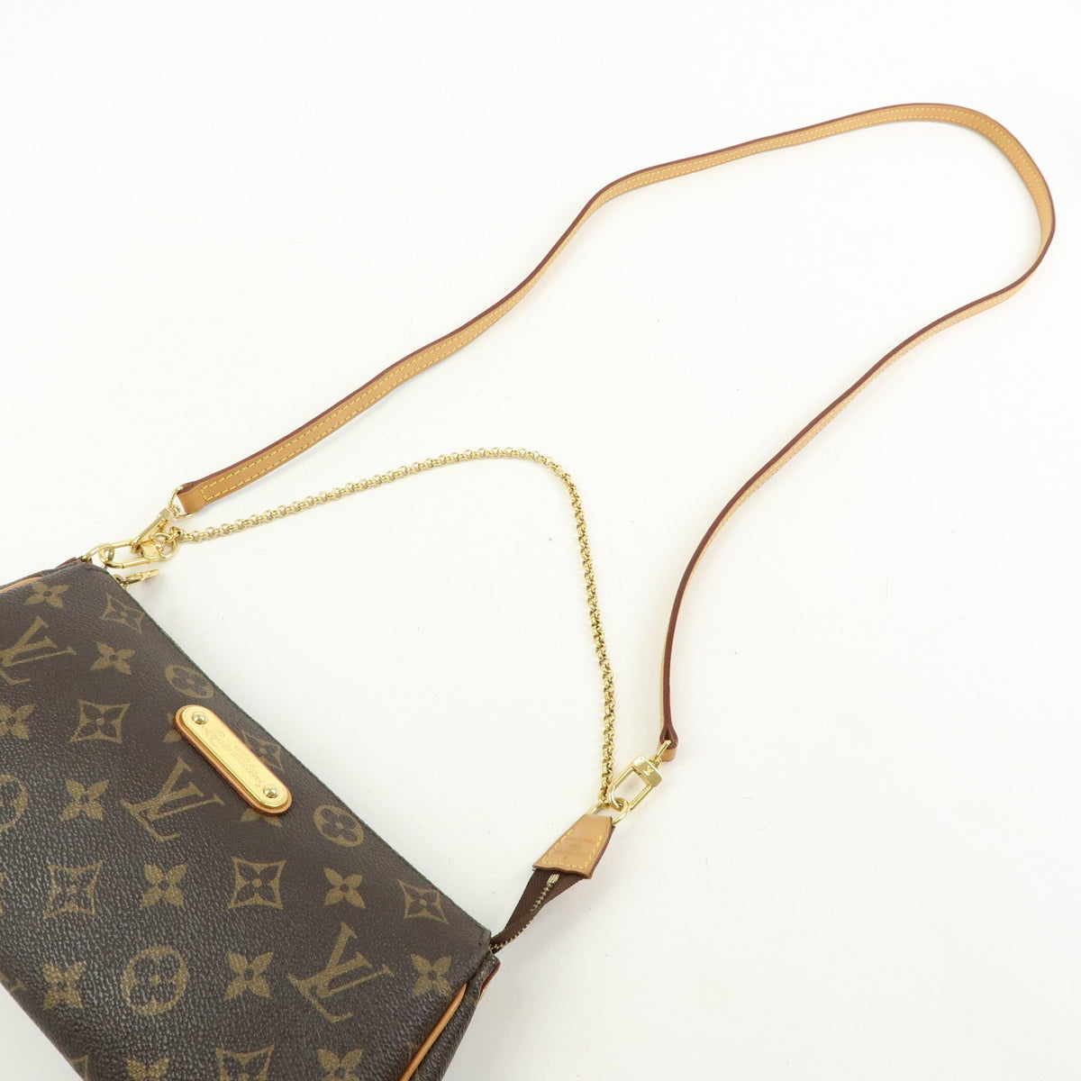 Louis Vuitton Eva Monogram Canvas Brown Canvas Handbag (Pre-Owned)