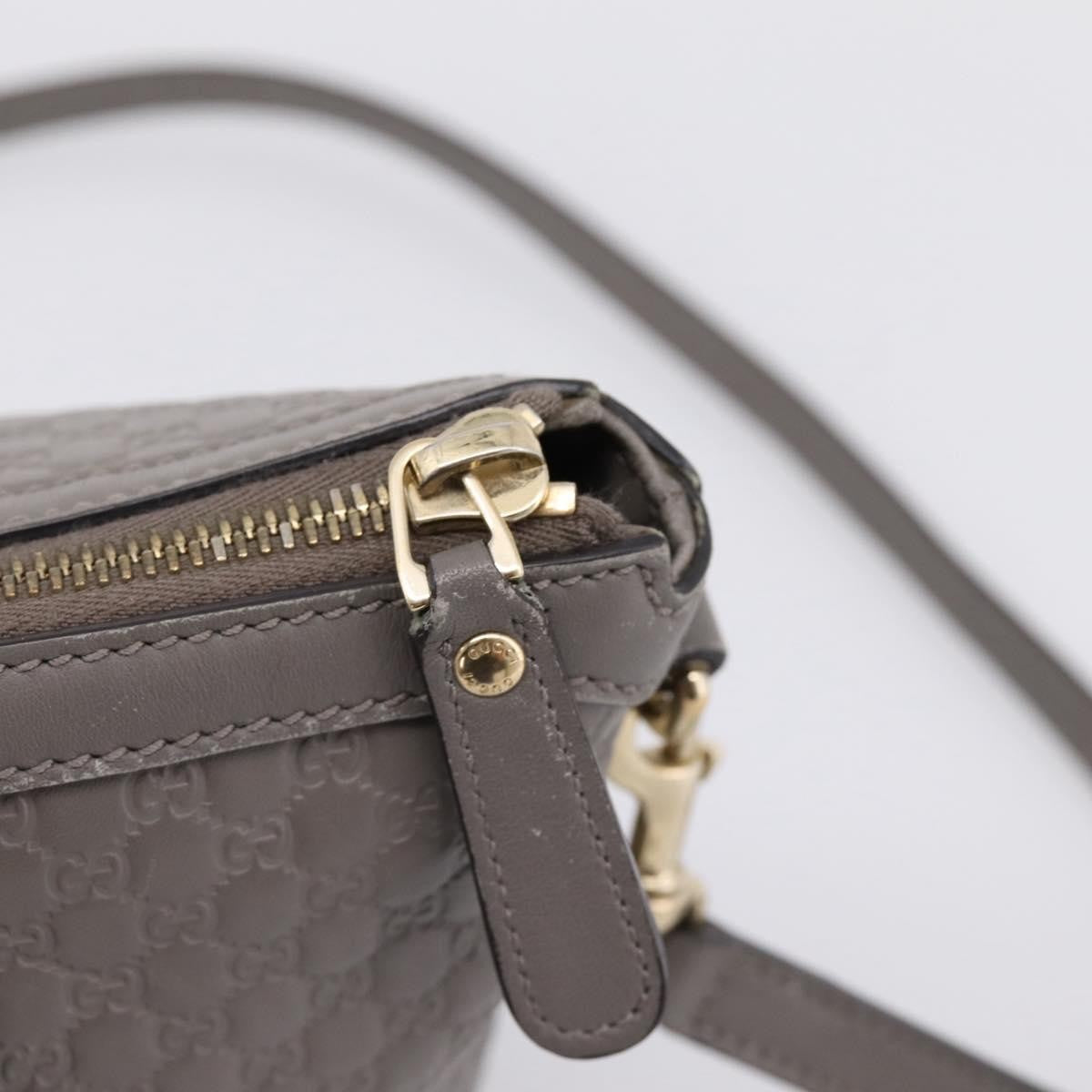 Gucci Margaux Microguccissima Leather Gray Leather Tote Bag Bag (Pre-Owned)