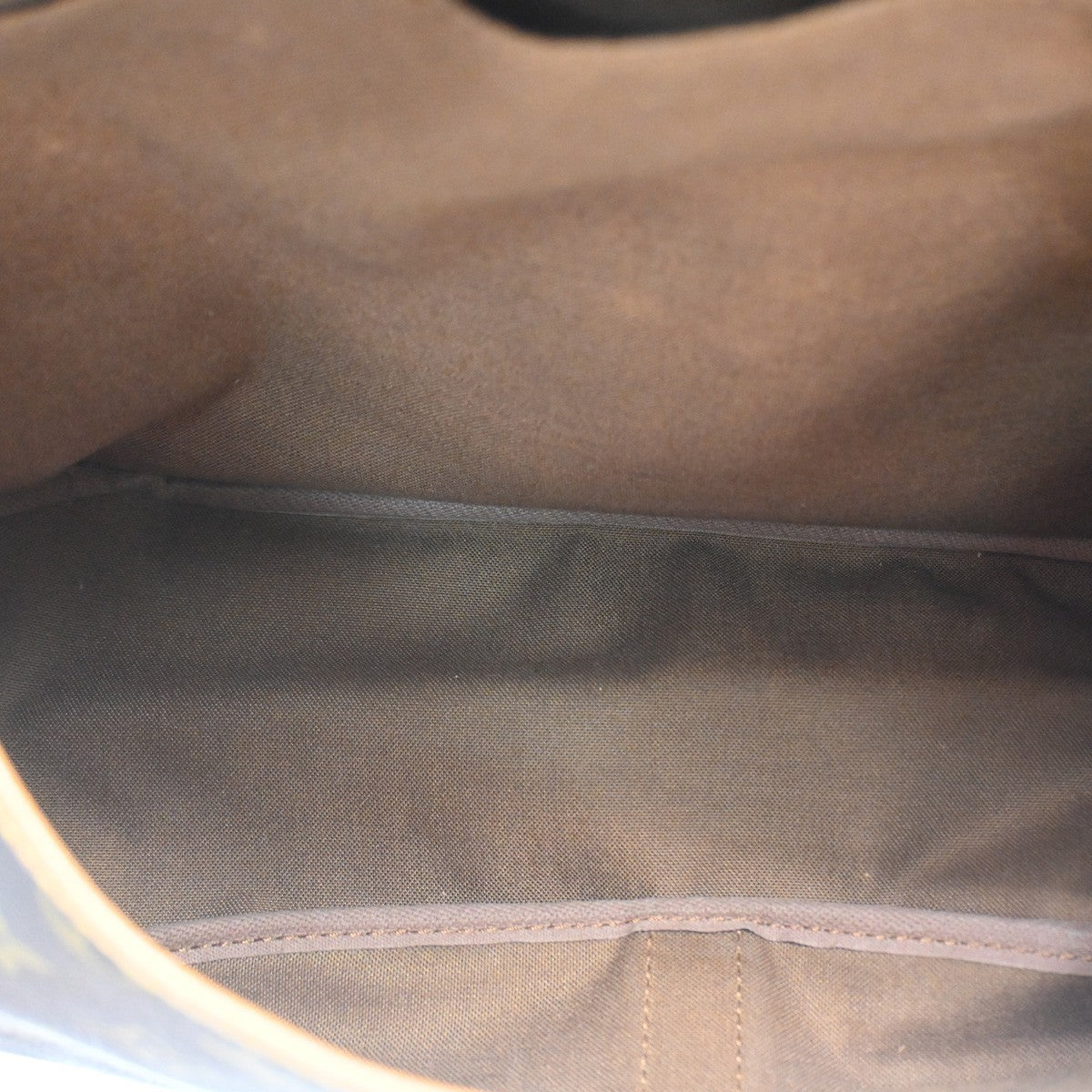 Louis Vuitton Saumur Monogram Canvas Brown Canvas Shoulder Bag Bag (Pre-Owned)