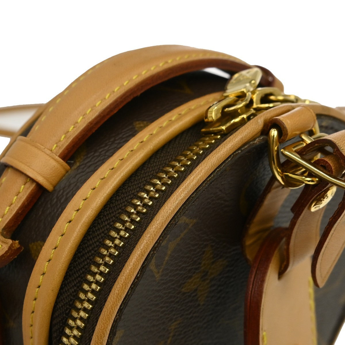 Louis Vuitton Boîte Chapeau Canvas Brown Canvas Clutche & Pouche Bag (Pre-Owned)