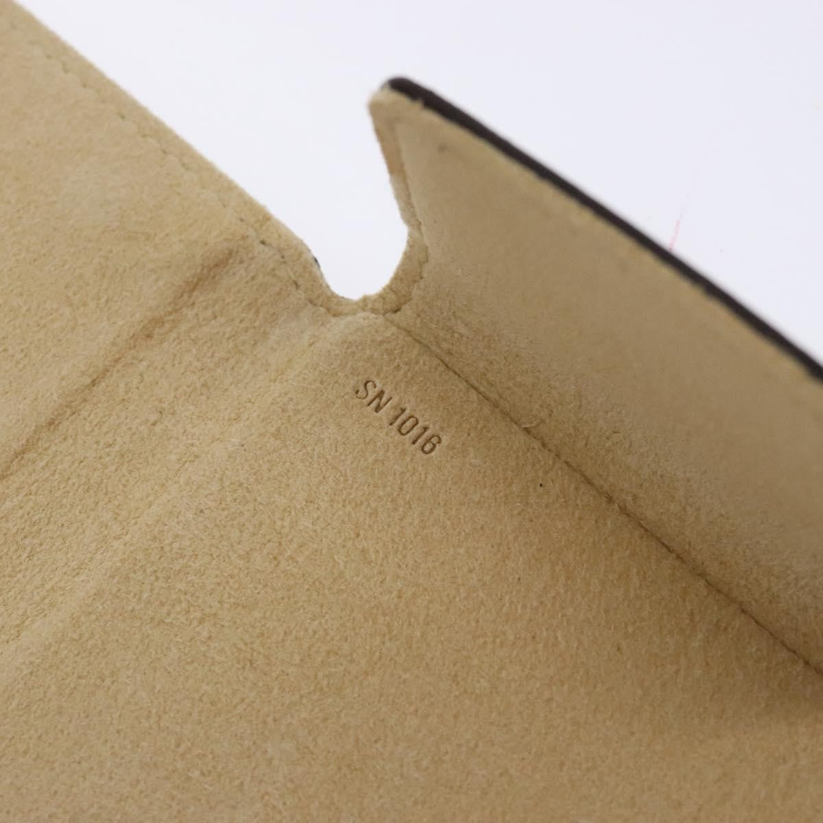 Louis Vuitton Case Jewelry Box Canvas Brown Canvas Wallets Accessory (Pre-Owned)