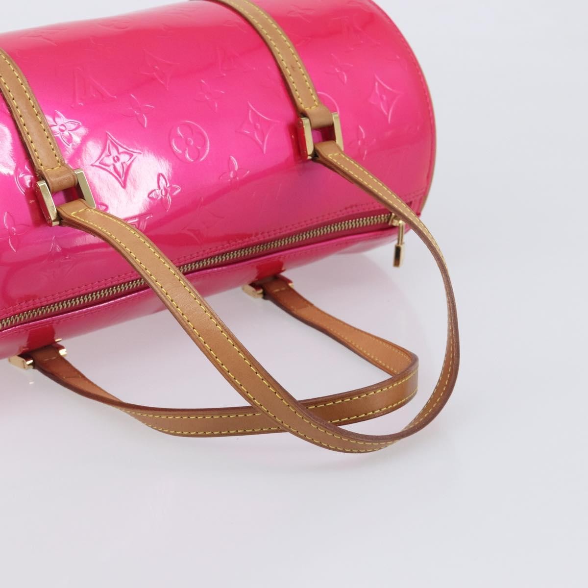 Louis Vuitton Bedford Monogram Vernis Pink Patent_Leather Handbag (Pre-Owned)