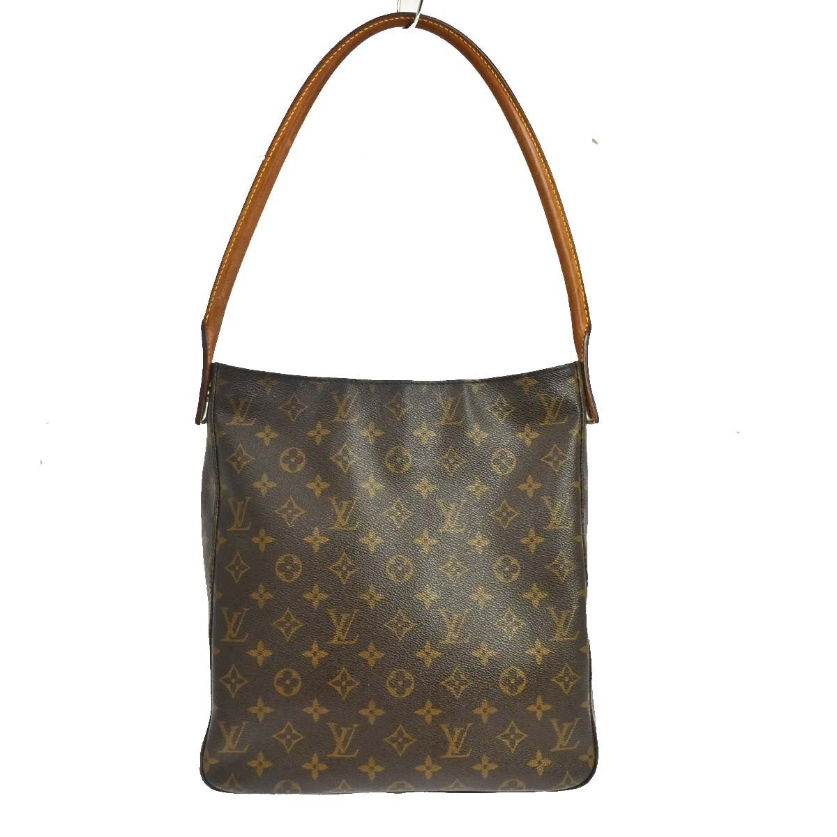 Louis Vuitton Looping Monogram Canvas Brown Canvas Handbag (Pre-Owned)